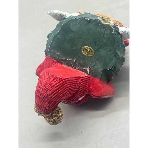 Christmas Ángel Raggedy Ann Stocking Hanger red green patch stars wings READ - Picture 8 of 8